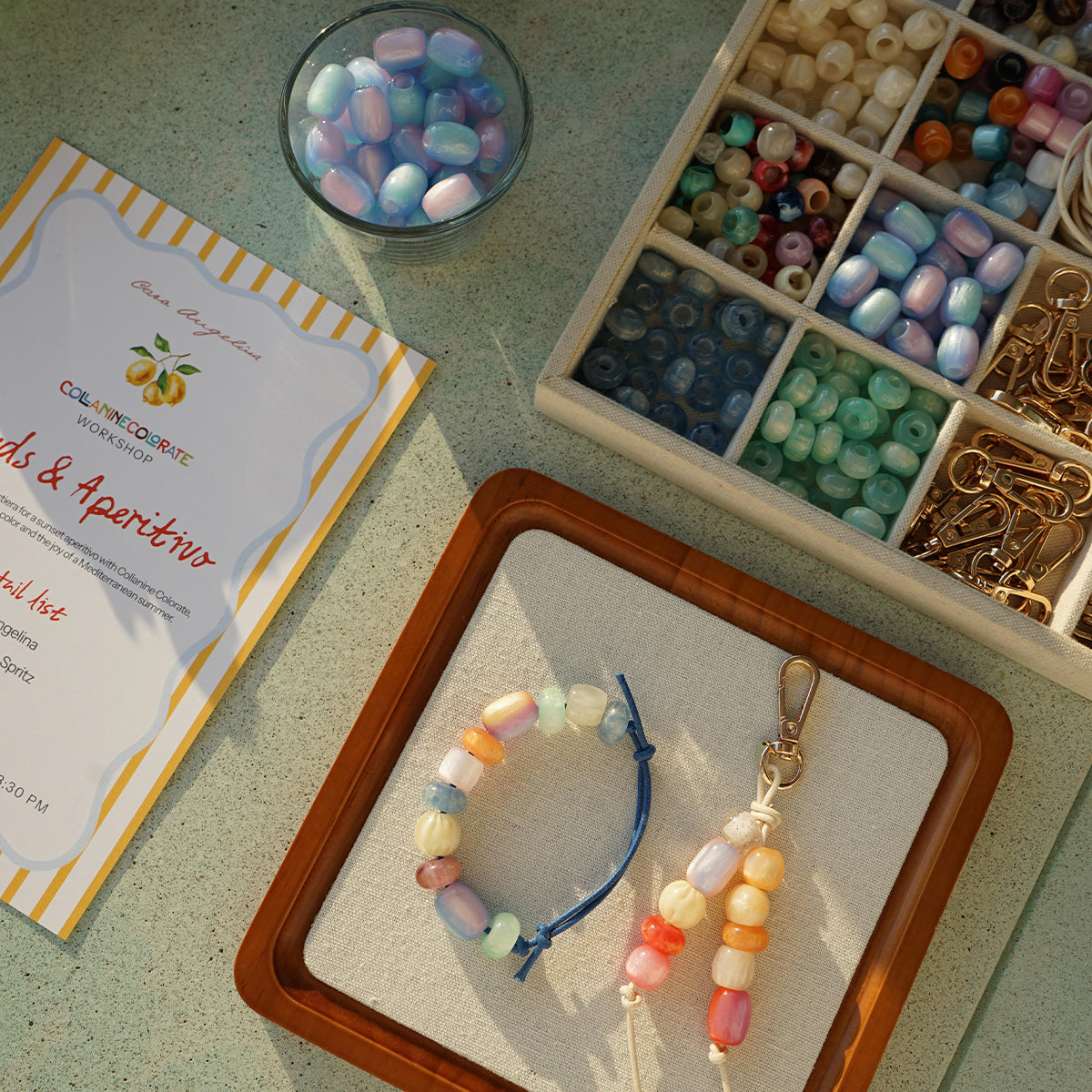 Collanine Colorate takes Casa Angelina