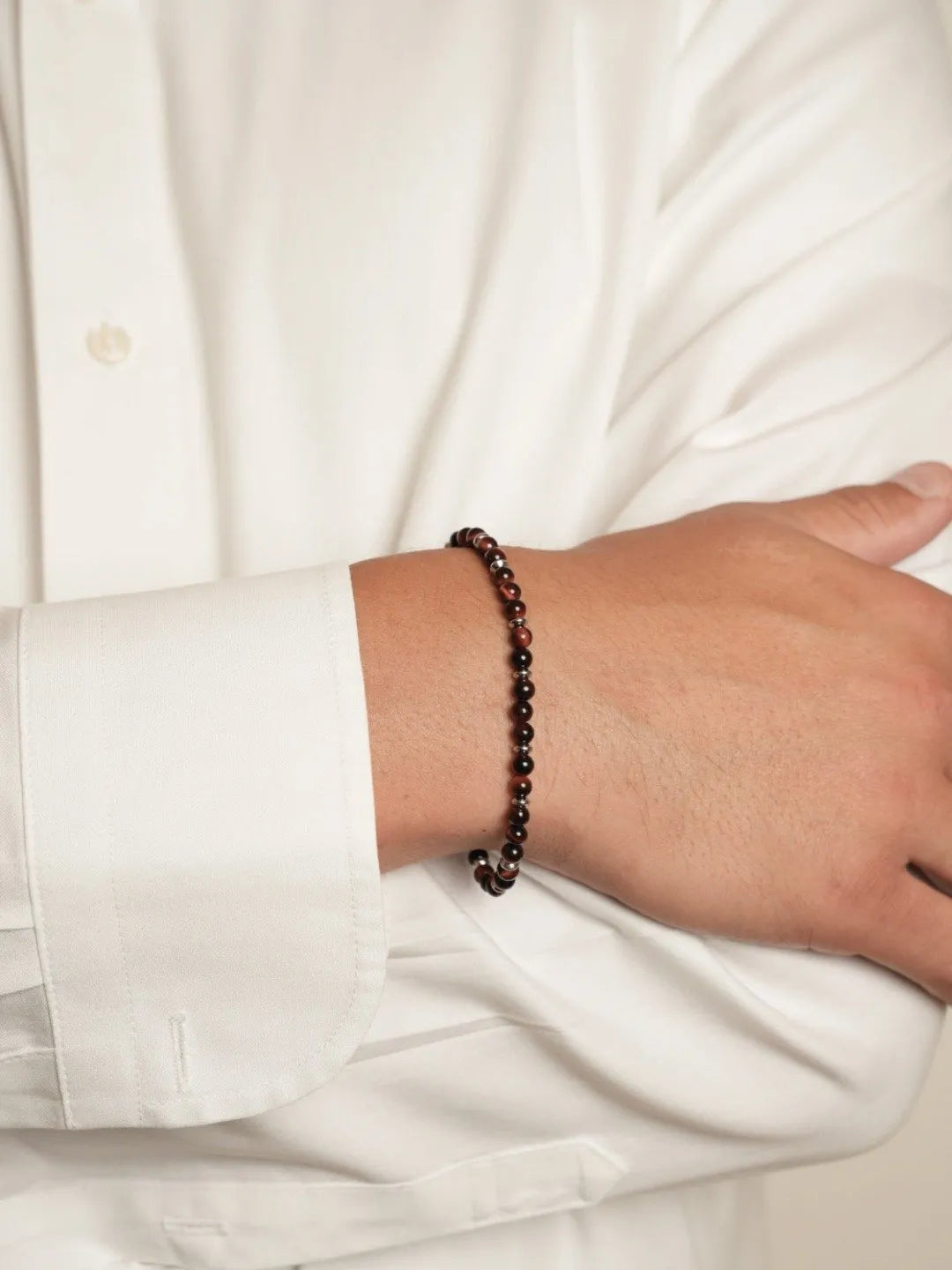 Braccialetto Occhio di tigre rosso