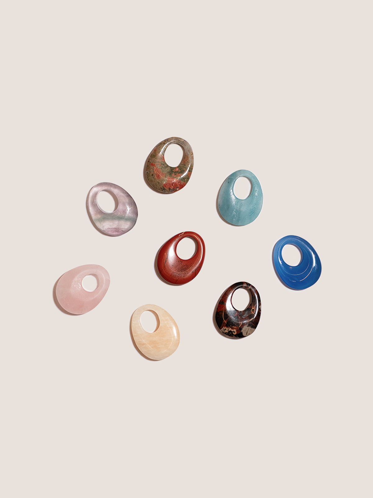 Ciondolo Goccia in pietra dura