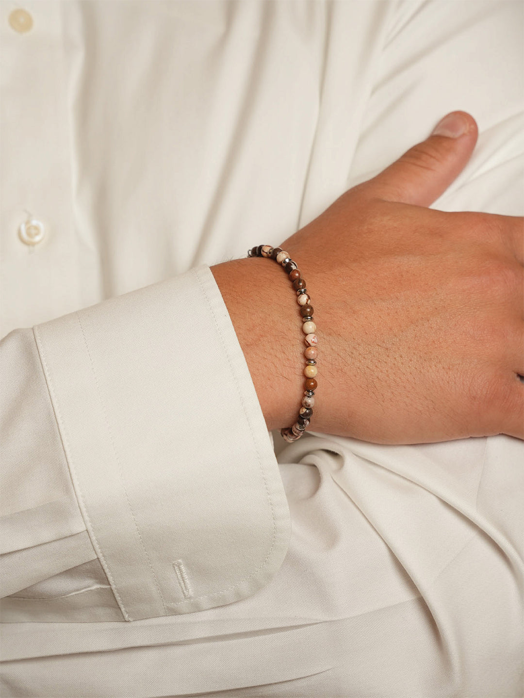 Braccialetto diaspro zebrato