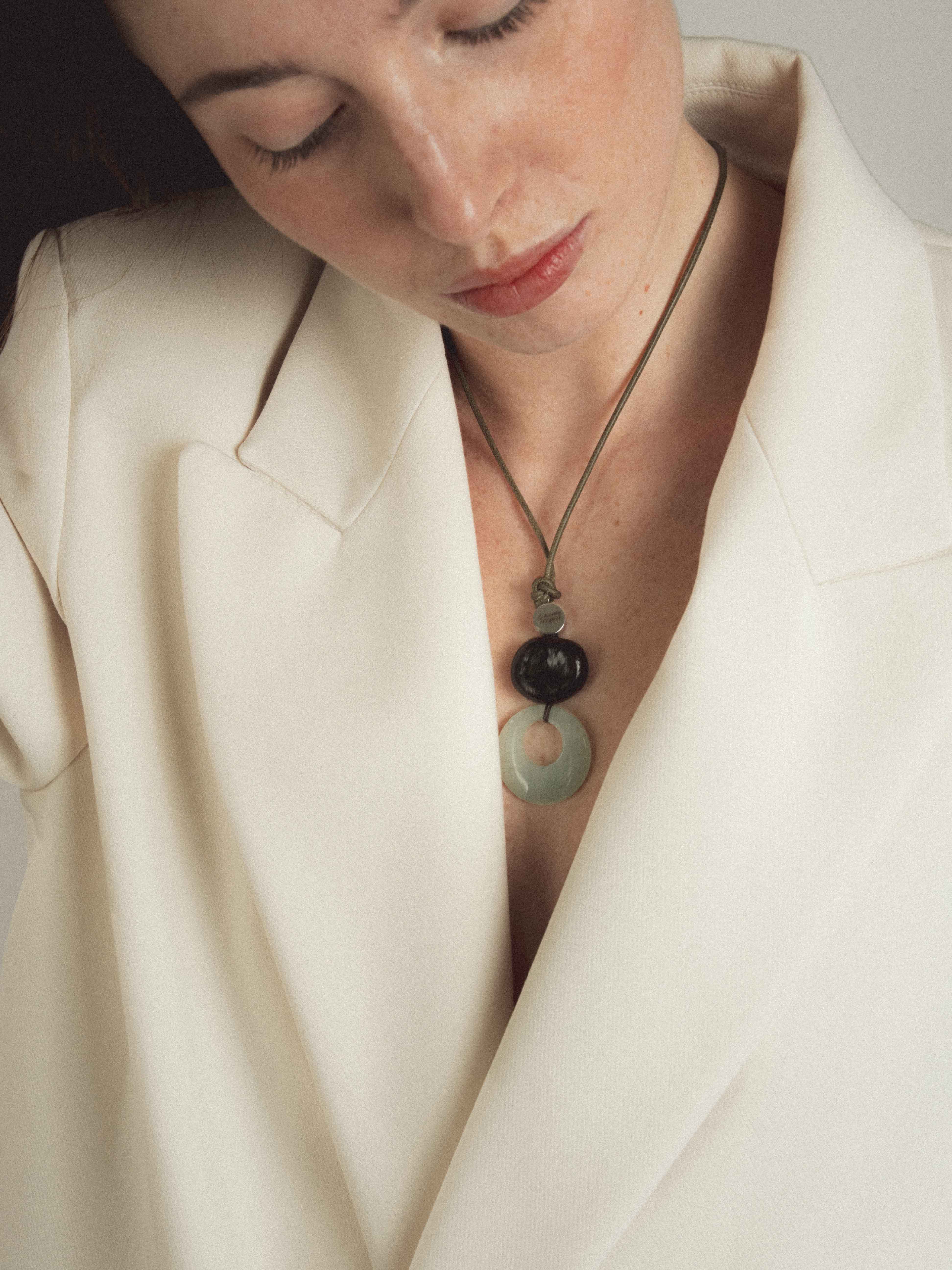 collanine colorate collana pendente avventurina