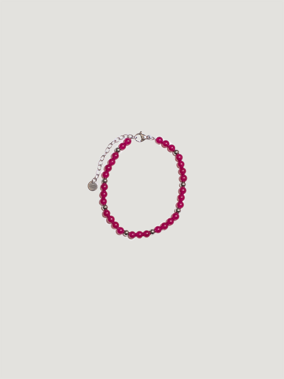 Braccialetto quarzo fucsia