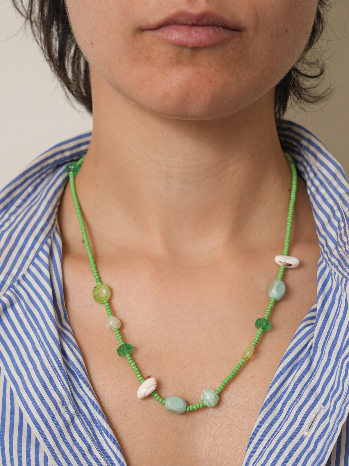 Collanine Colorate x Mosso Verde